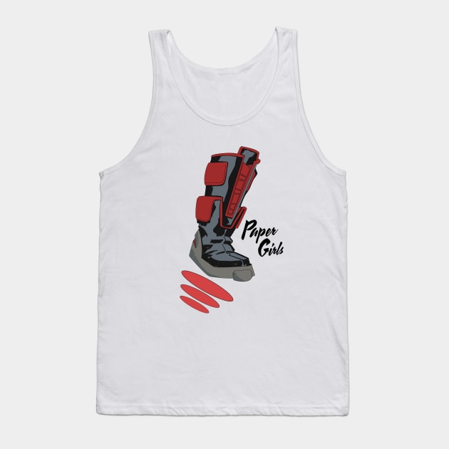 Paper Girls - KJ Brandman's Boot Tank Top by haughtdamn